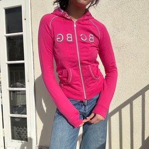 Pink BCBG Y2K Casual Hoodie
